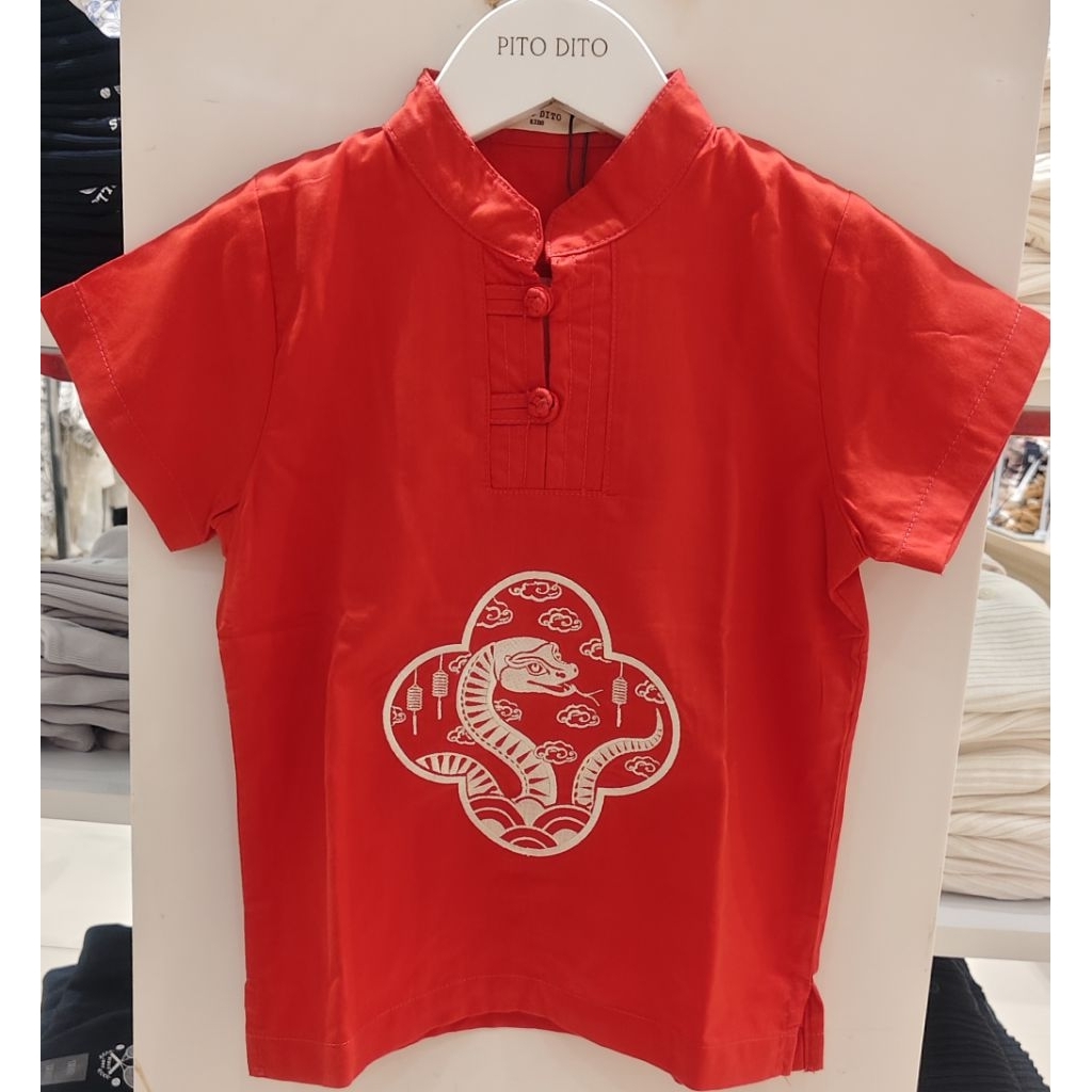 Kemeja Cheongsam anak laki-laki LONGWEI by: PitoDito