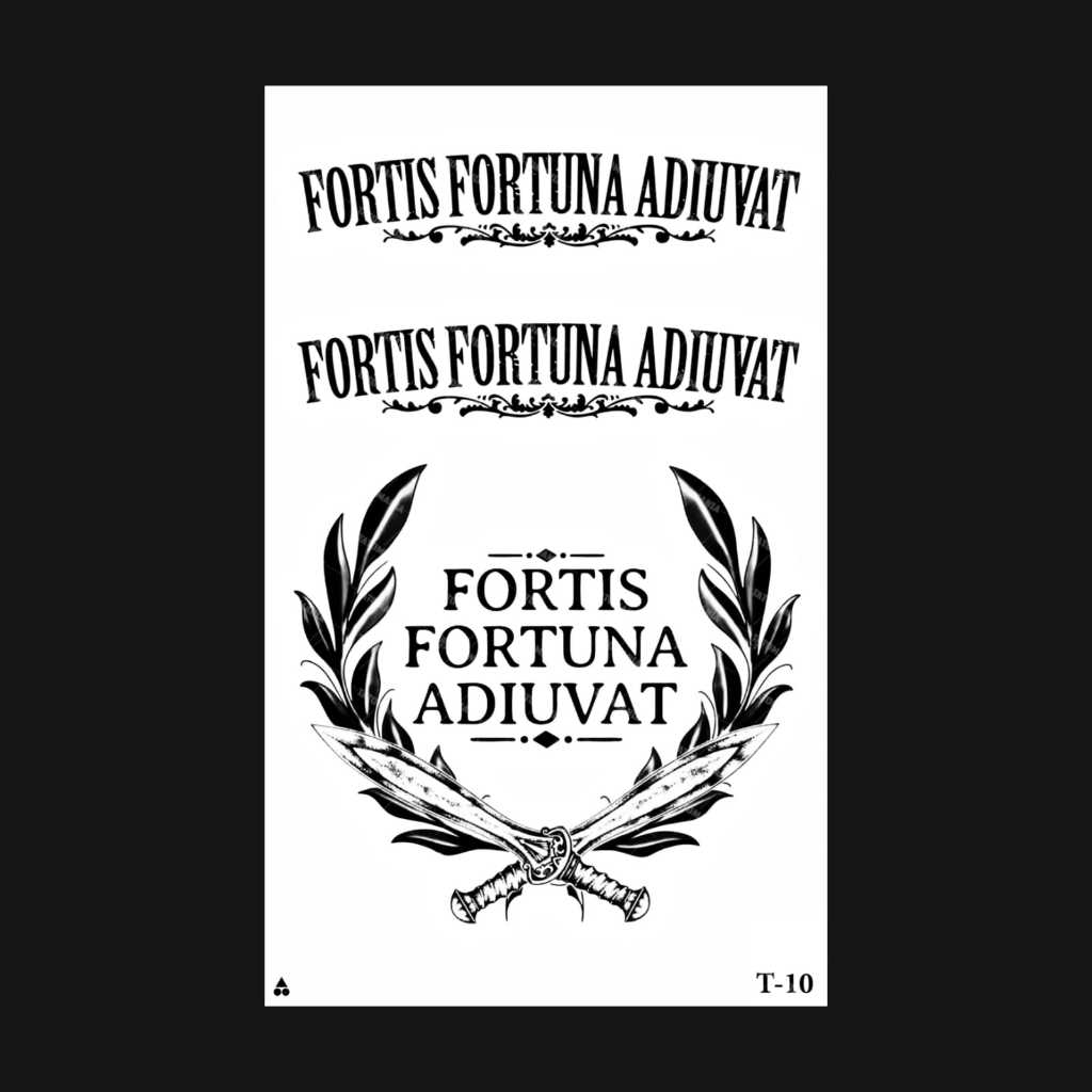 TM-Sticker tattoo temporary semi permanen Tulisan 10