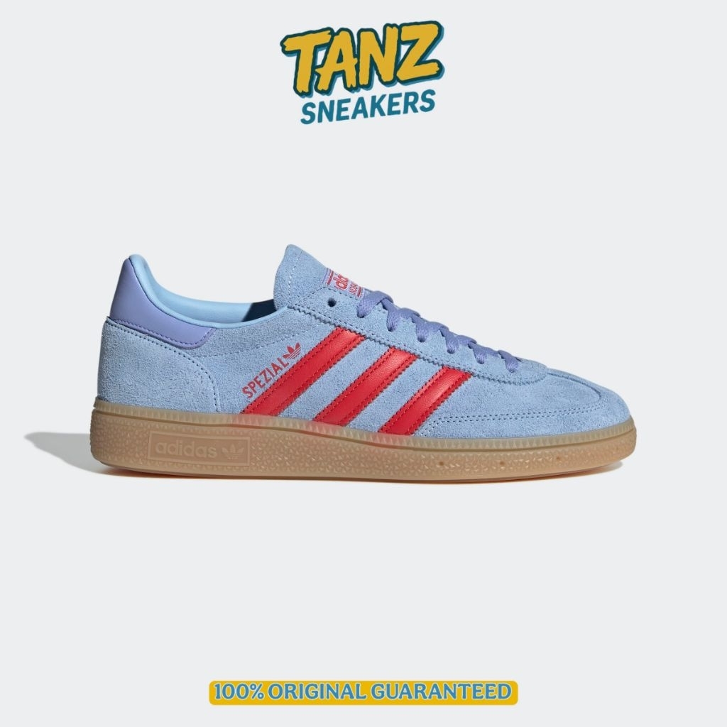 SEPATU WANITA ADIDAS HANDBALL SPEZIAL GLOW BLUE JR3639 ORIGINAL BNIB RESMI