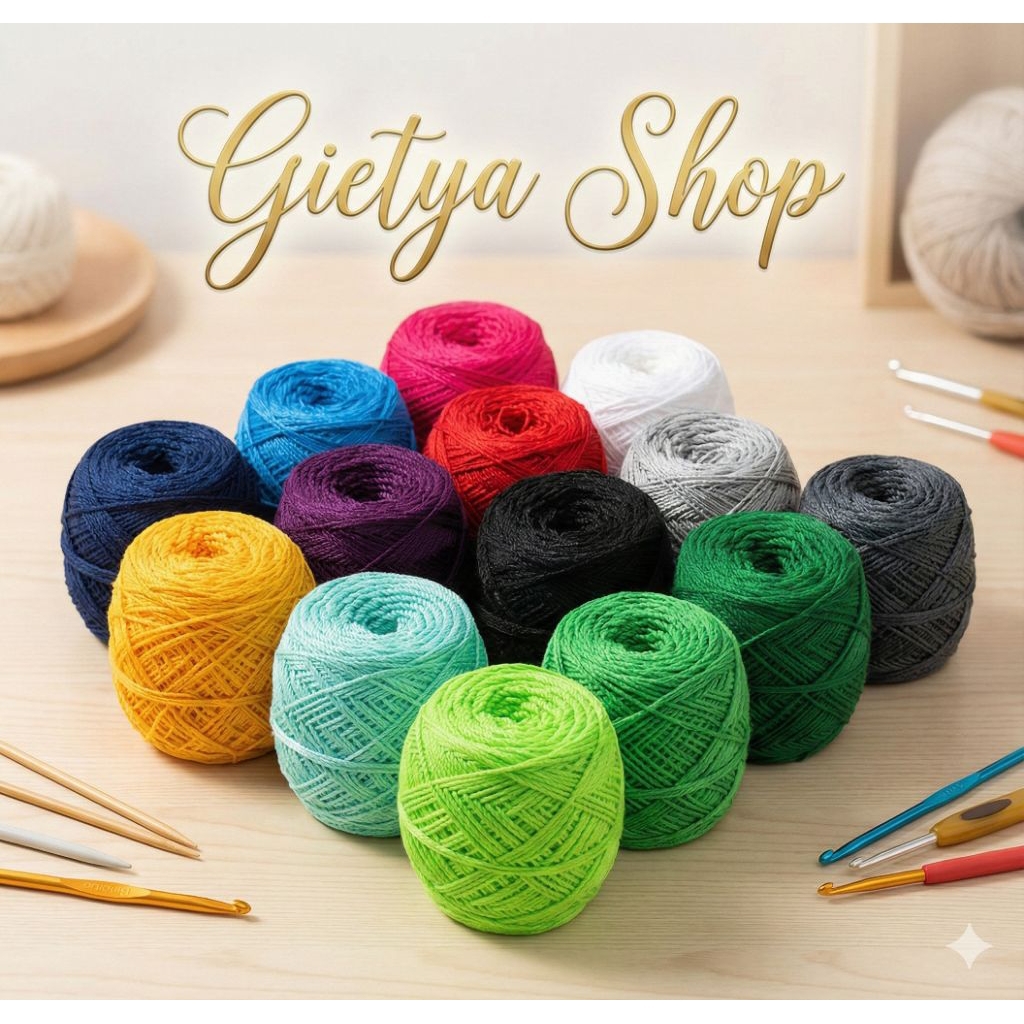 Gietya Shop - Benang Rajut Polyester | Benang Rajut D27