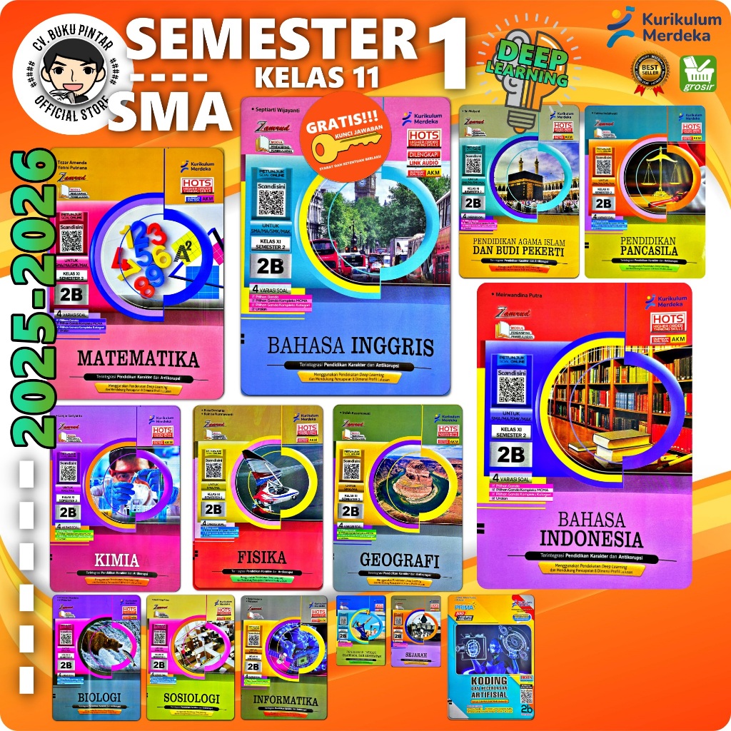 LKS SMA SMK KELAS 11 SEMESTER 2 2025-2026 KURIKULUM MERDEKA DEEP LEARNING| Zamrud PUTRA NUGRAHA |  I