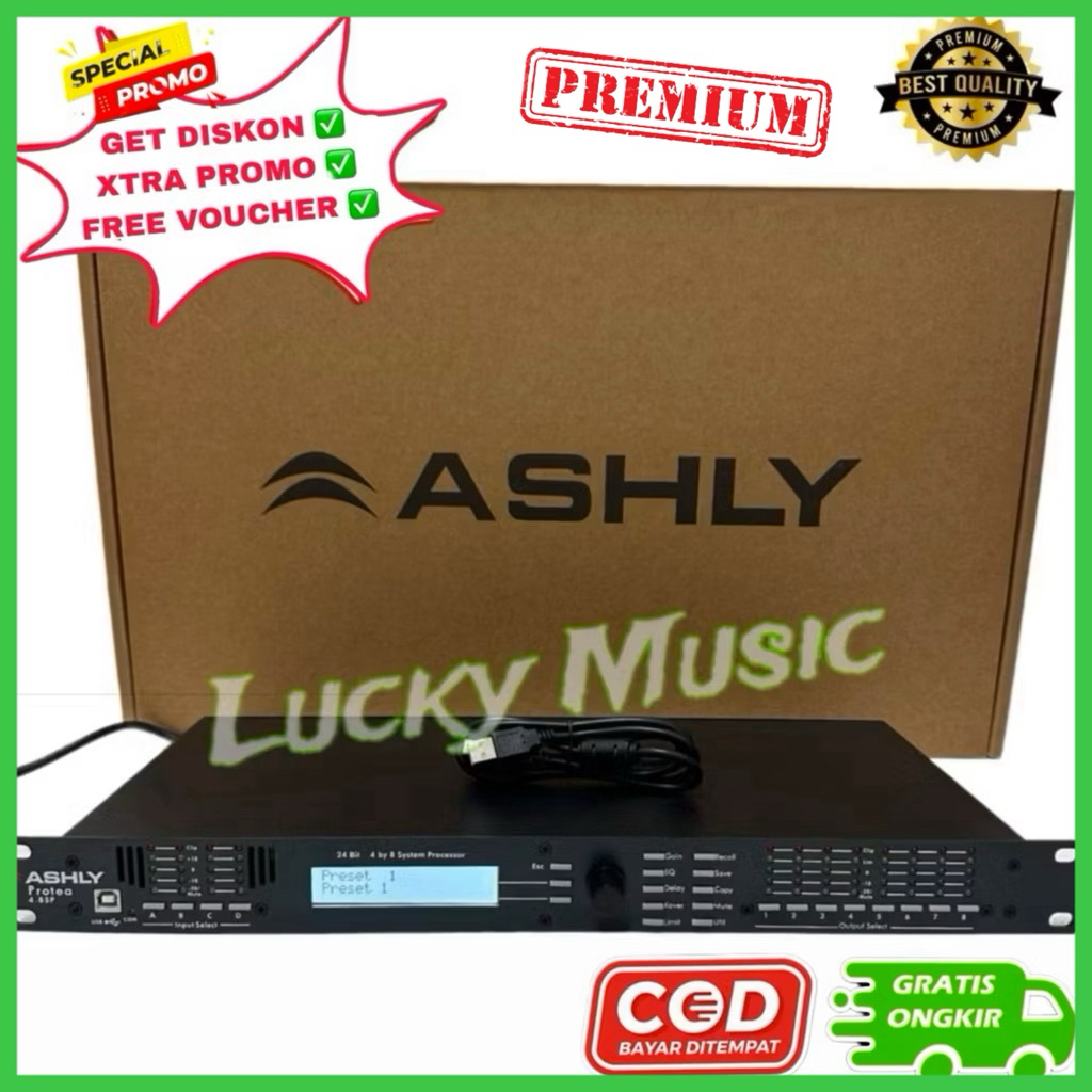 Speaker Management Ashly Protea 4.8 SP DLMS Ashly Protea 4 in 8 out