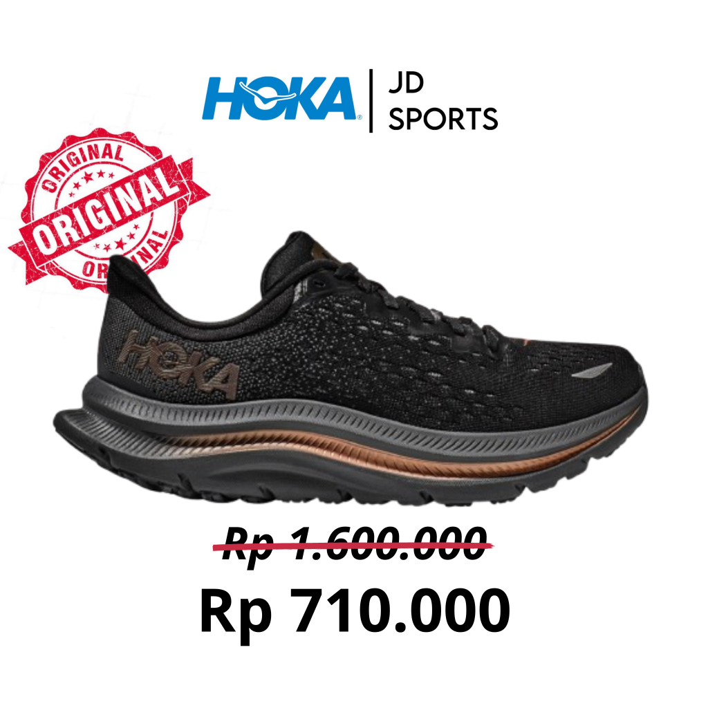 Sepatu Lari Kawana Black Gold Running Shoes