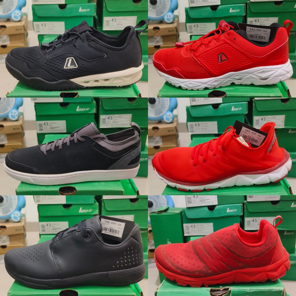 Sepatu League Aquanos Running Shoes Cowo Cewe Kumo Vader Sneakers Pria Wanita Oliveira Knox Original