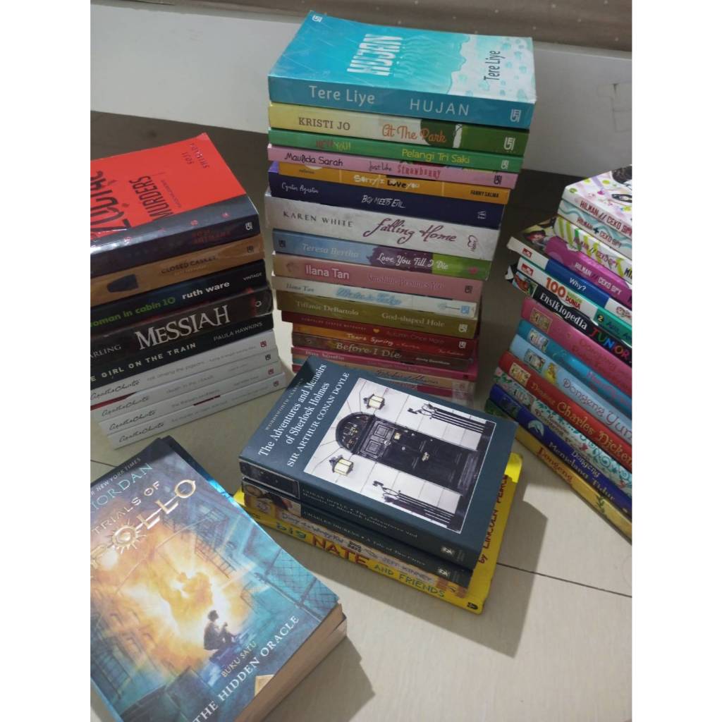 Buku Preloved Bekas Novel Fiksi Buku Anak Bekas Murah Agatha Christie ORIGINAL