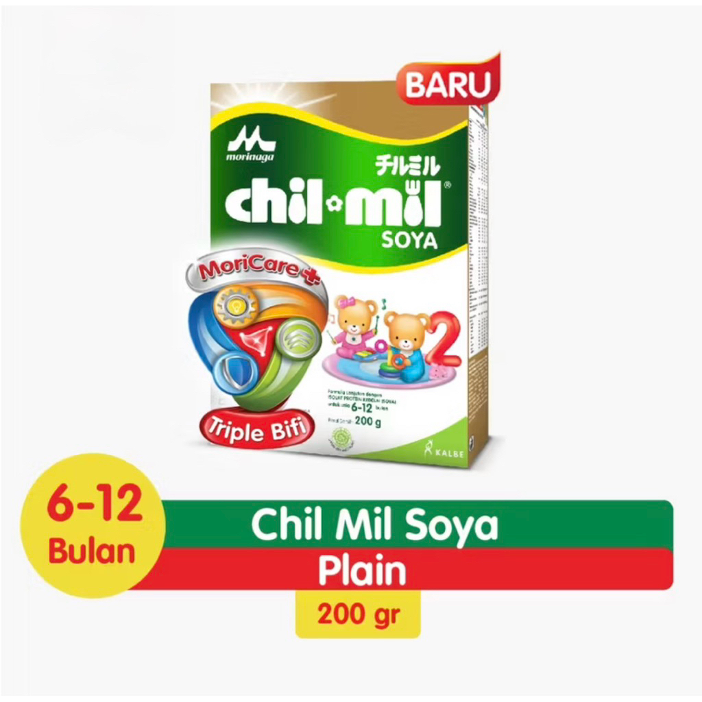 C008 Morinaga Chil Mil Soya untuk usia 6-12 bulan 200 gr