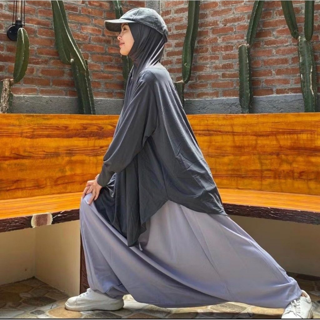 Sirwal akhwat-Rok joger-rok celana muslimRok sirwal akhwat dewasa panjang bahan spandek rayon tebal 