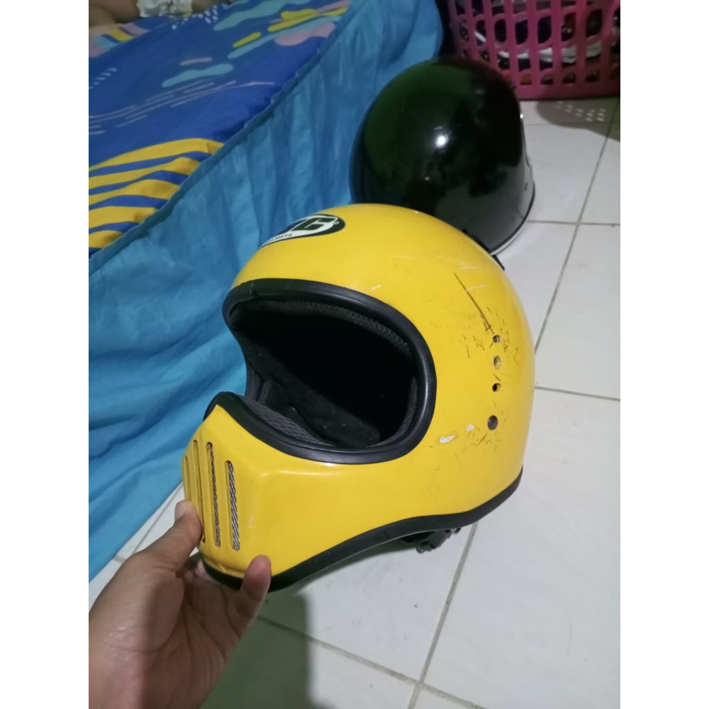 helm cakil hbc second yellow banana