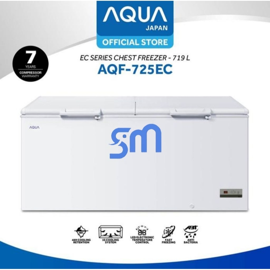 Chest Freezer AQUA AQF-725EC 719 Liter AQF725EC Freezer Box AQF 725 EC
