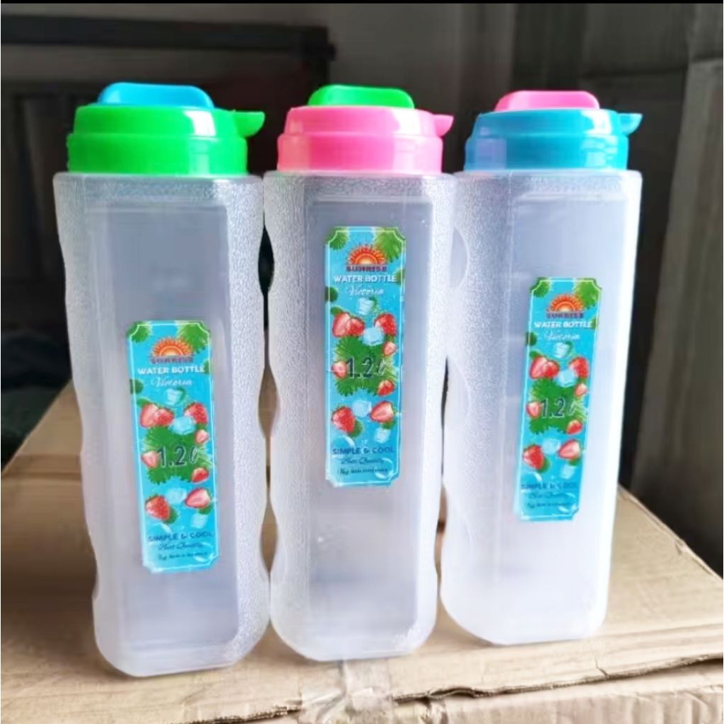 Botol air minum 1,2 liter / botol air kulkas / botol Sunrise