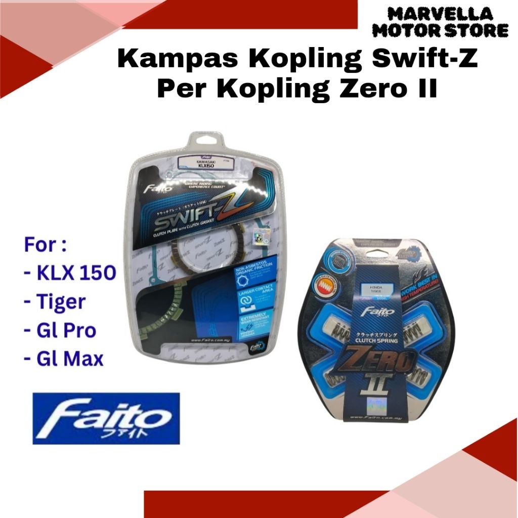 Kampas Per Kopling Faito Tiger KLX 150 GL Pro Neotech GL Max