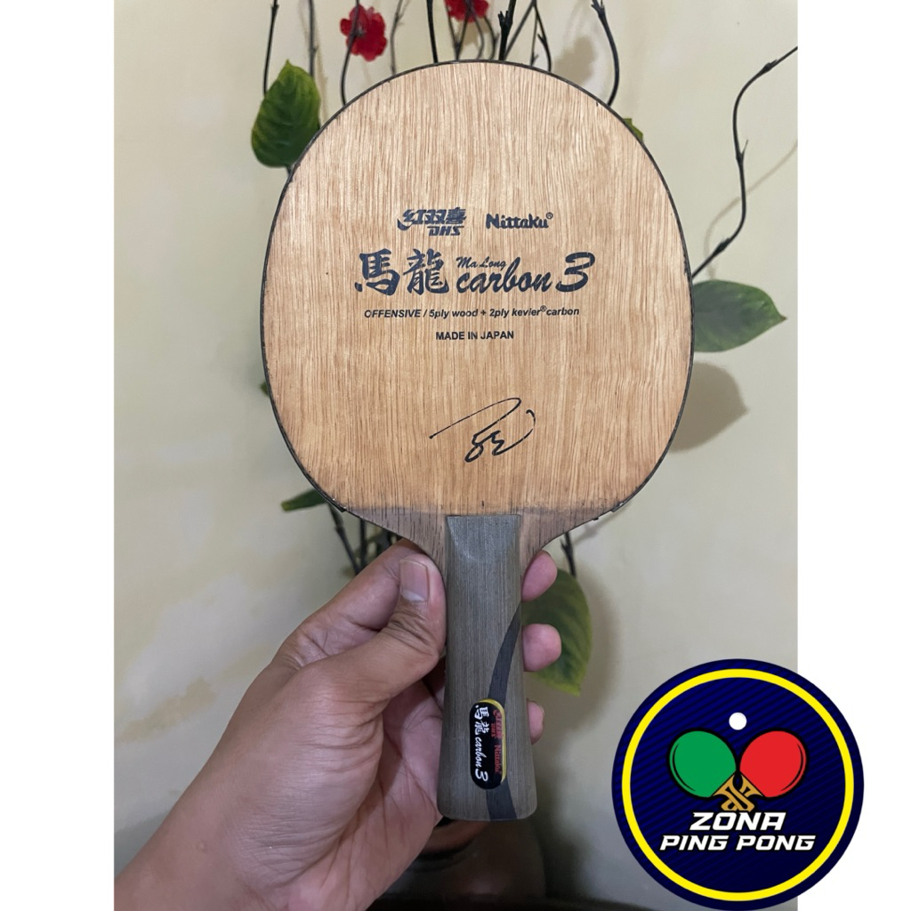 DHS Nittaku Ma Long Carbon 3 Secon Bekas