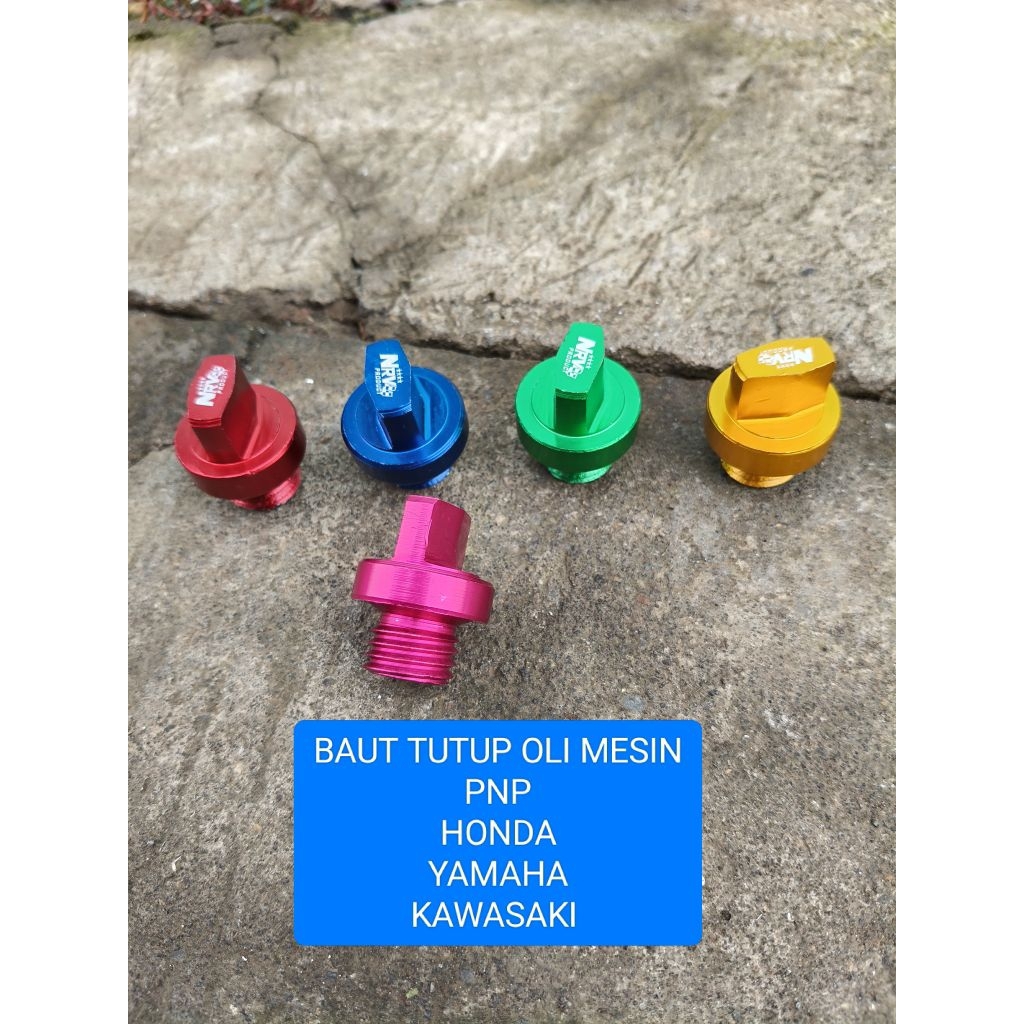 Baut Tutup Tap oli Warna pnp ninja r/gl/grand/cb universal