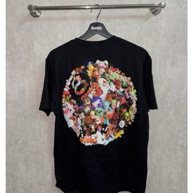 Kaos Oversize Stussy 8 Ball Black Rainbow || Tshirt Unisex Full Tag Import