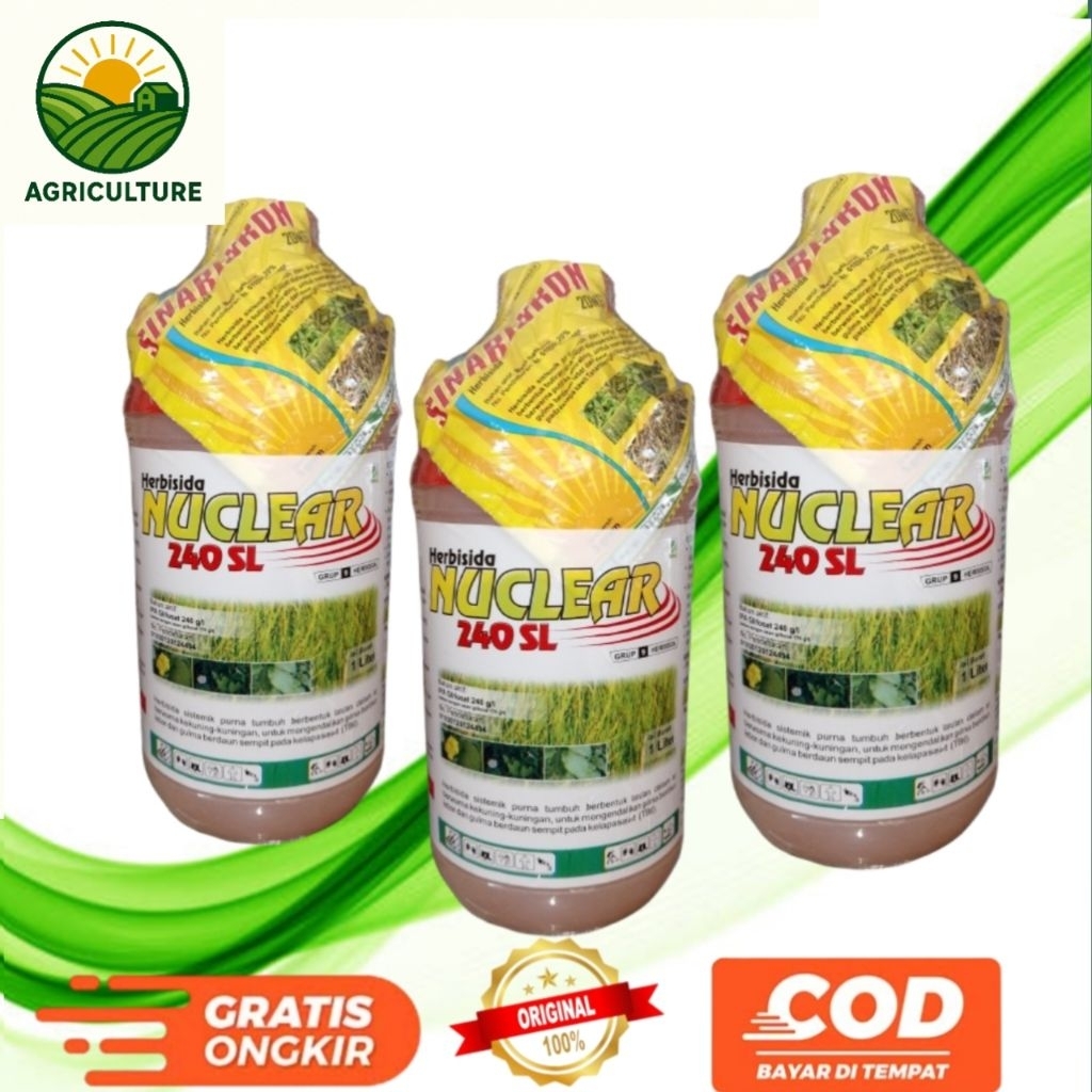 NUCLEAR 240 SL "Herbisida Sistemik" membasmi gulma,