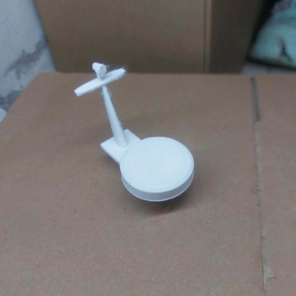 Miniatur Radar RC Boat 3D Print