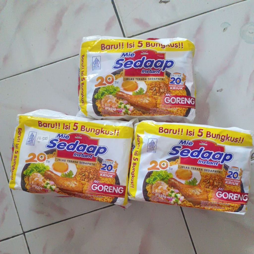 mie goreng sedap isi 5