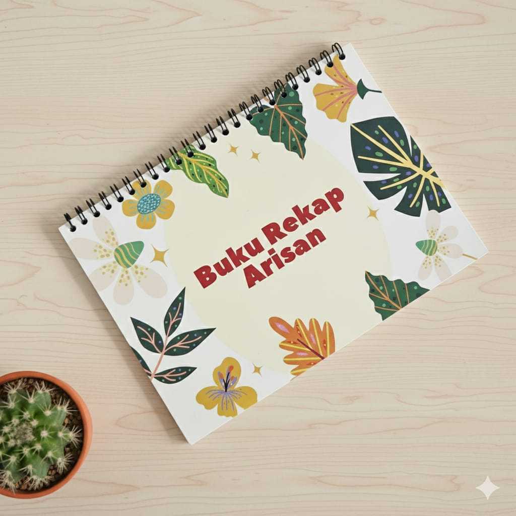 BUKU ARISAN / BUKU REKAP ARISAN BULANAN / BUKU CATATAN ARISAN / UKURAN A5 ISI 50 LEMBAR
