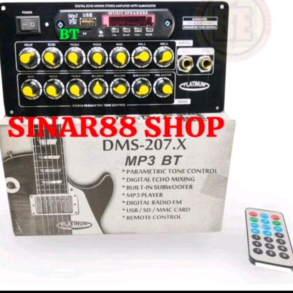 KIT TONE CONTROL AKTIP 2.1 DMS-207x HOME THEATER PLUS MP3 BLUETOOTH