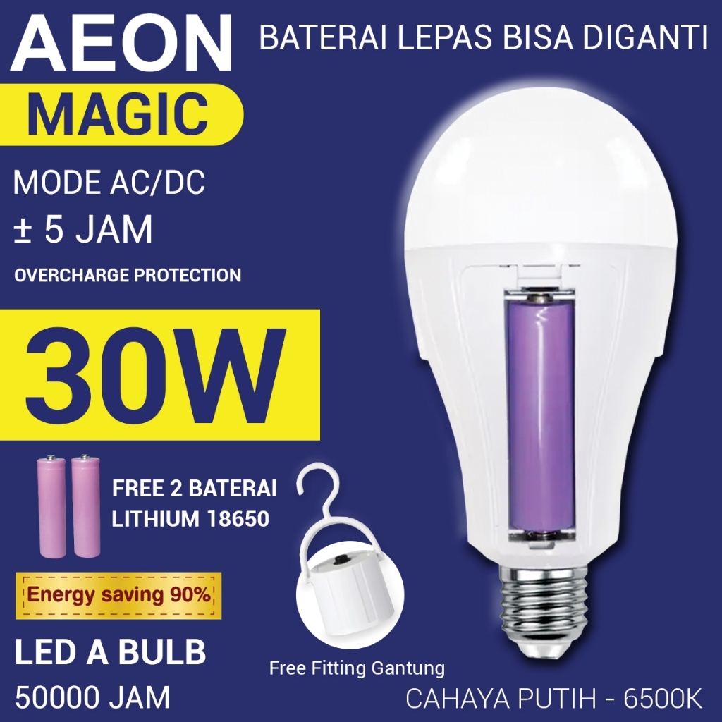 LAMPU EMERGENCY LED AEON MAGIC/ FROZEN LED MAGIC 10W/15W/25W
