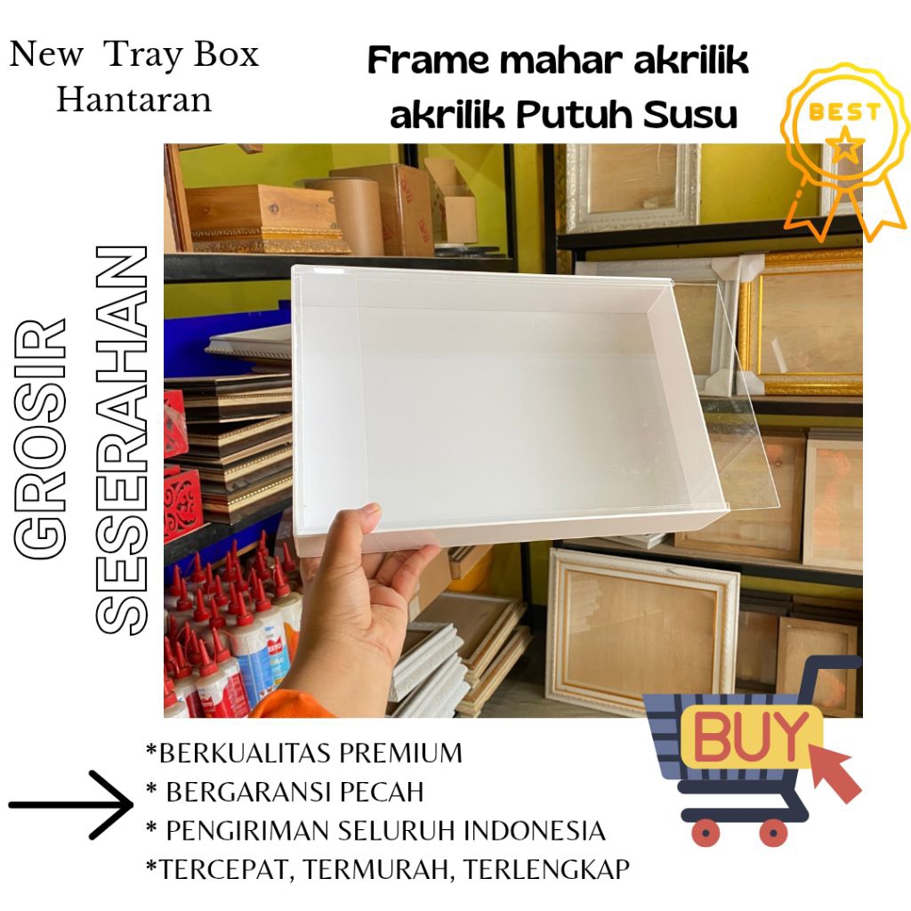 FRAME MAHAR AKRILIK WARNA | KOTAK MAHAR | FRAME WARNA AKRILIK