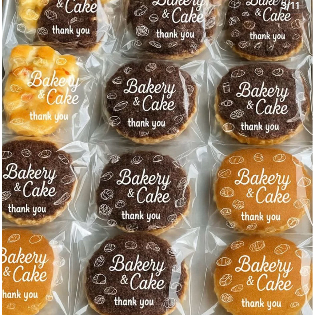 Plastik OPP Bakery || (Motif Bakery) || Opp roti Donat Bolu || Opp lem