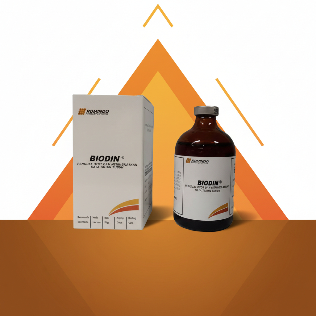 BIODIN 100 ML - Injeksi ATP Intramuskular Untuk Hewan