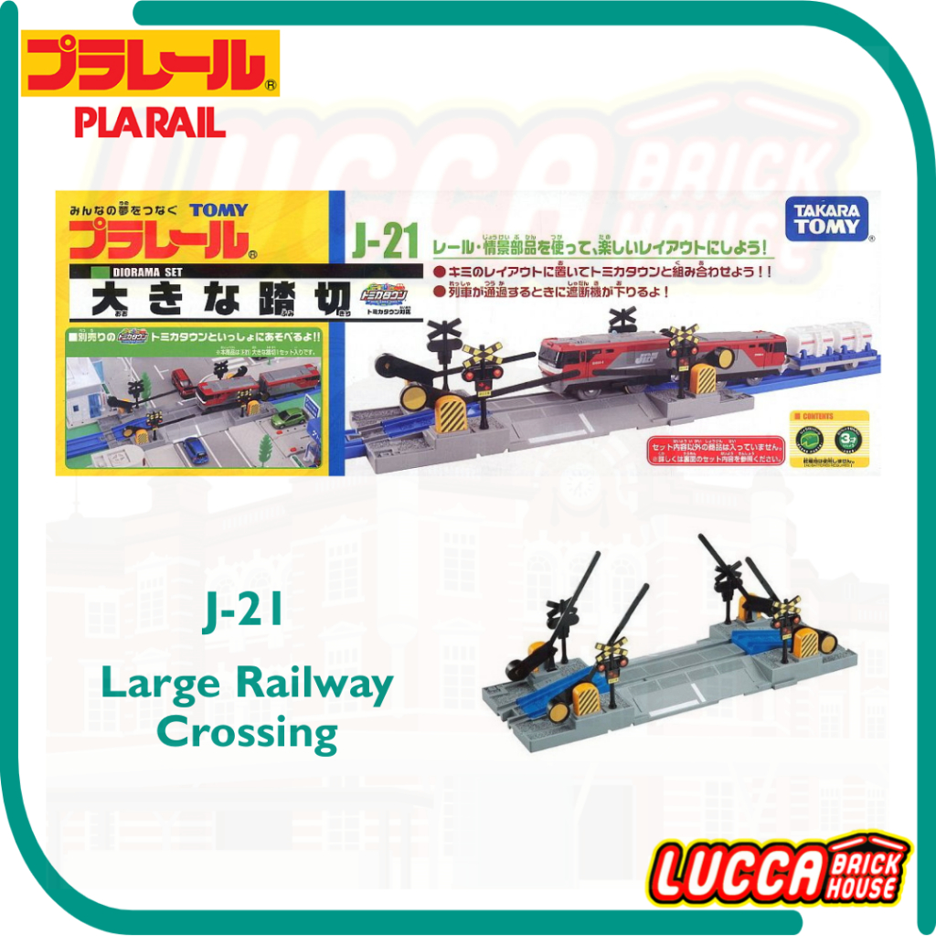 Takara Tomy Plarail J-21 Large Railway Railroad Crossing