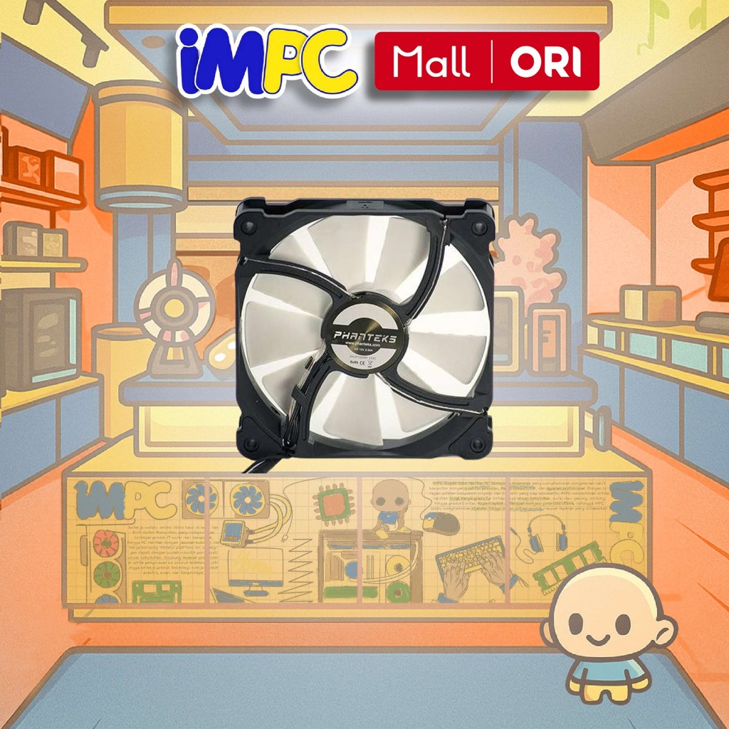 Phanteks FAN CASING PH-F140SP 14cm CASE FAN - White