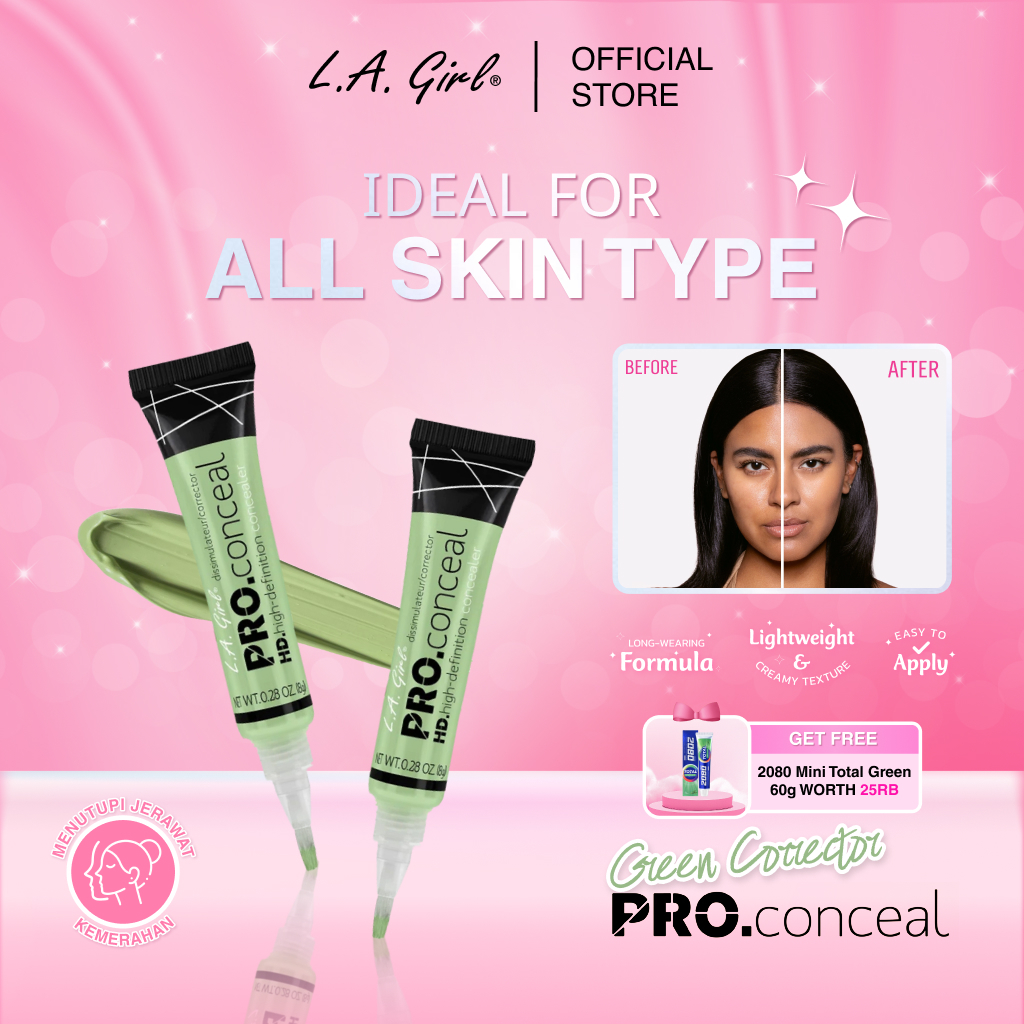 La Girl Hd Pro Concealer Green Corrector