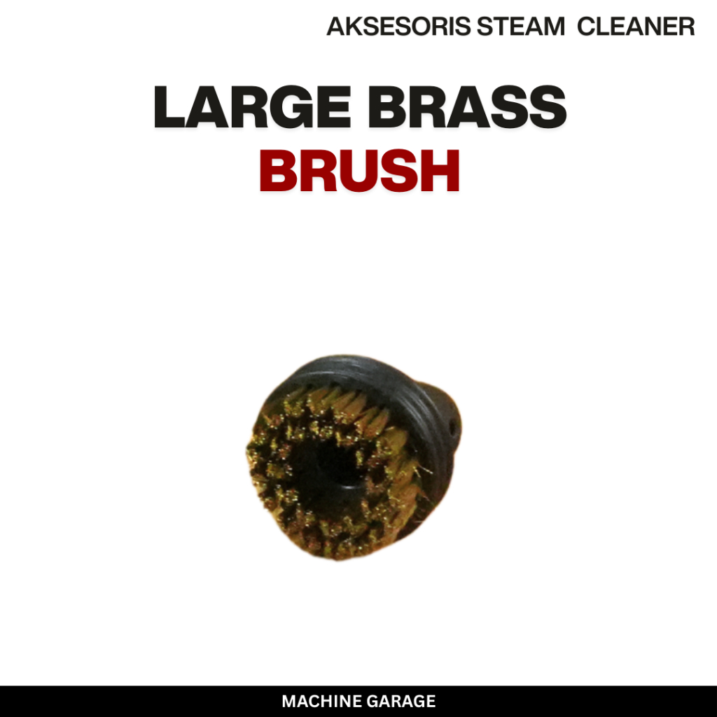 Large Brass Brush Steam Cleaner Nozzle