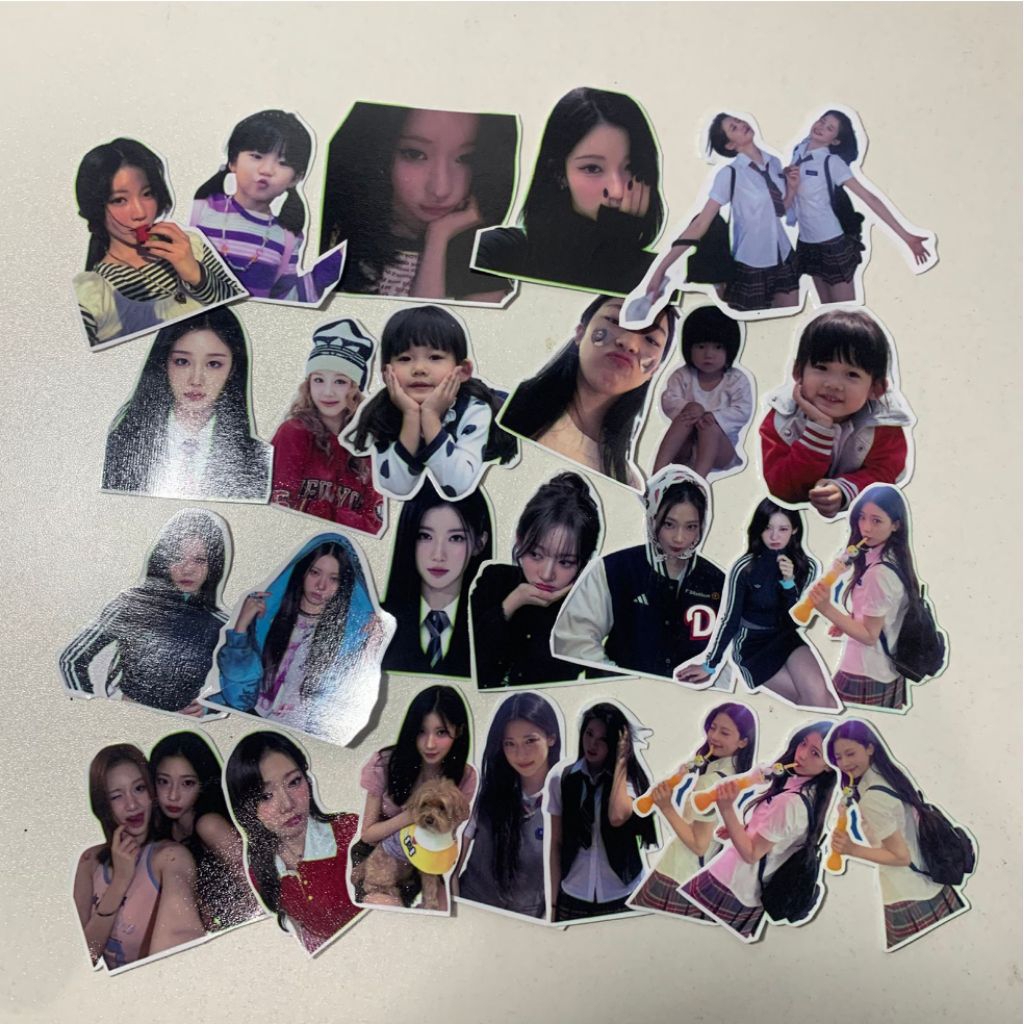 Stiker Wajah Custome | Stiker deco wajah | Stiker cute