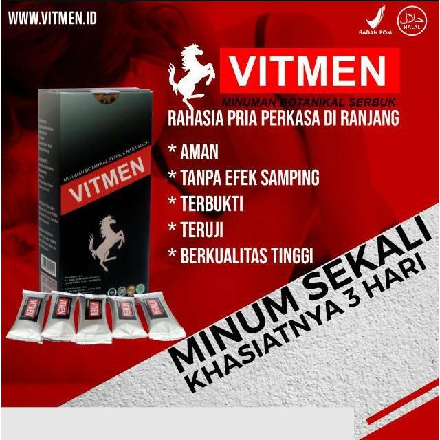 VITMEN Pria Dewasa Original – Suplemen Herbal untuk Energi