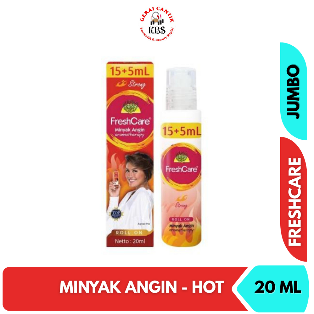 FreshCare Jumbo 15+5ml Minyak Angin Aromatherapy Strong 20ml Cocok untuk Penyuka Lebih Panas