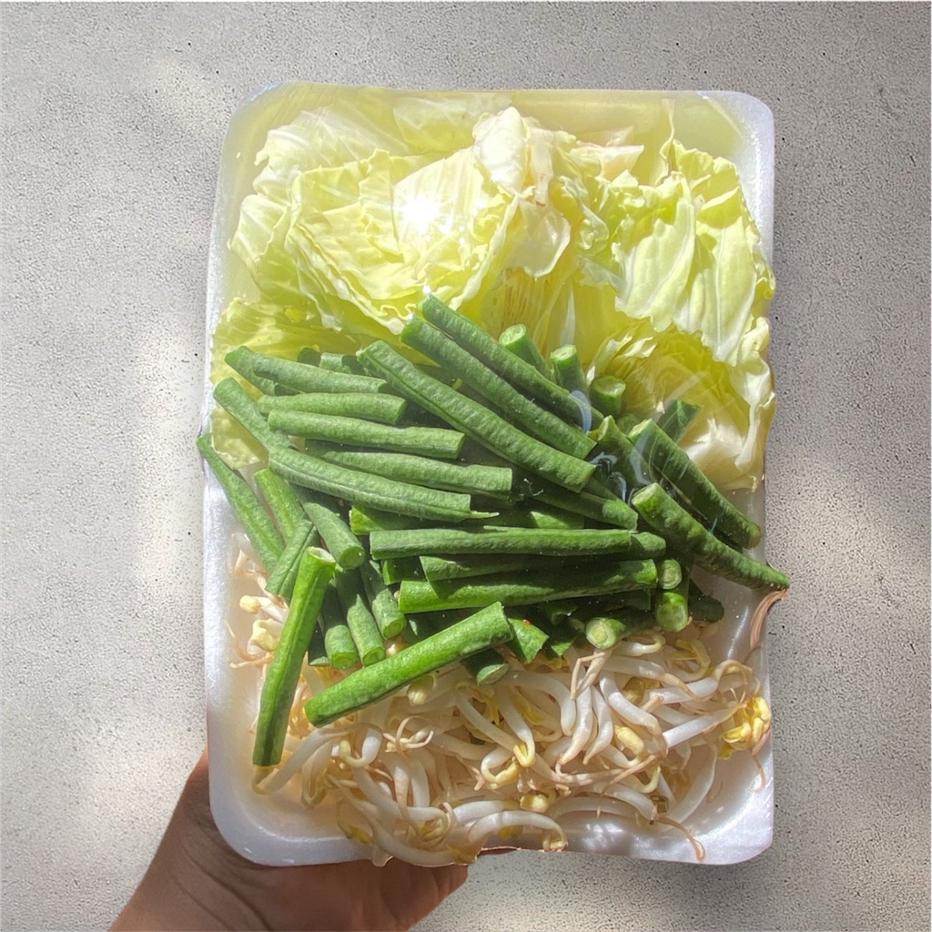 sayur untuk pecel/ sayur potong untuk pecel