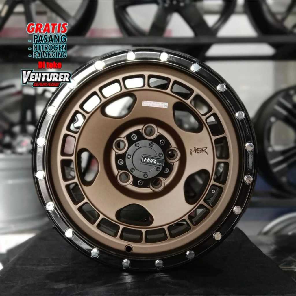 Velg Mobil HSR R15 Hsr Mahawa Ring 15 Buat Inova Terios Rush Xtrail Grandmax Dll