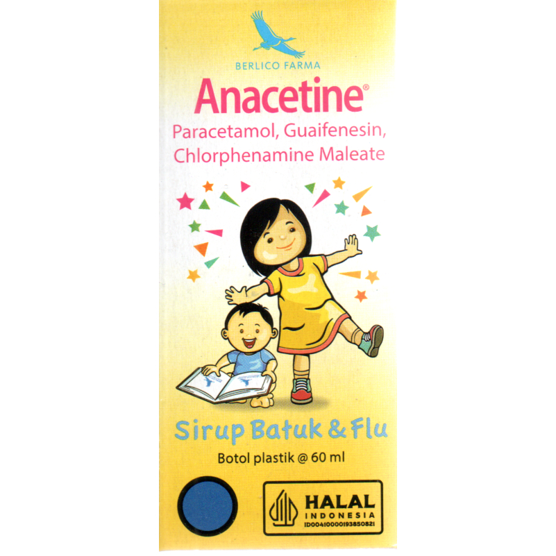 BEERLICO - ANACETINE BATUK & FLU SYRUP 60 ML