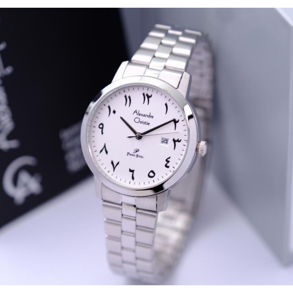 Jam Tangan Wanita Original Alexandre Christie AC1007LD Angka Arab