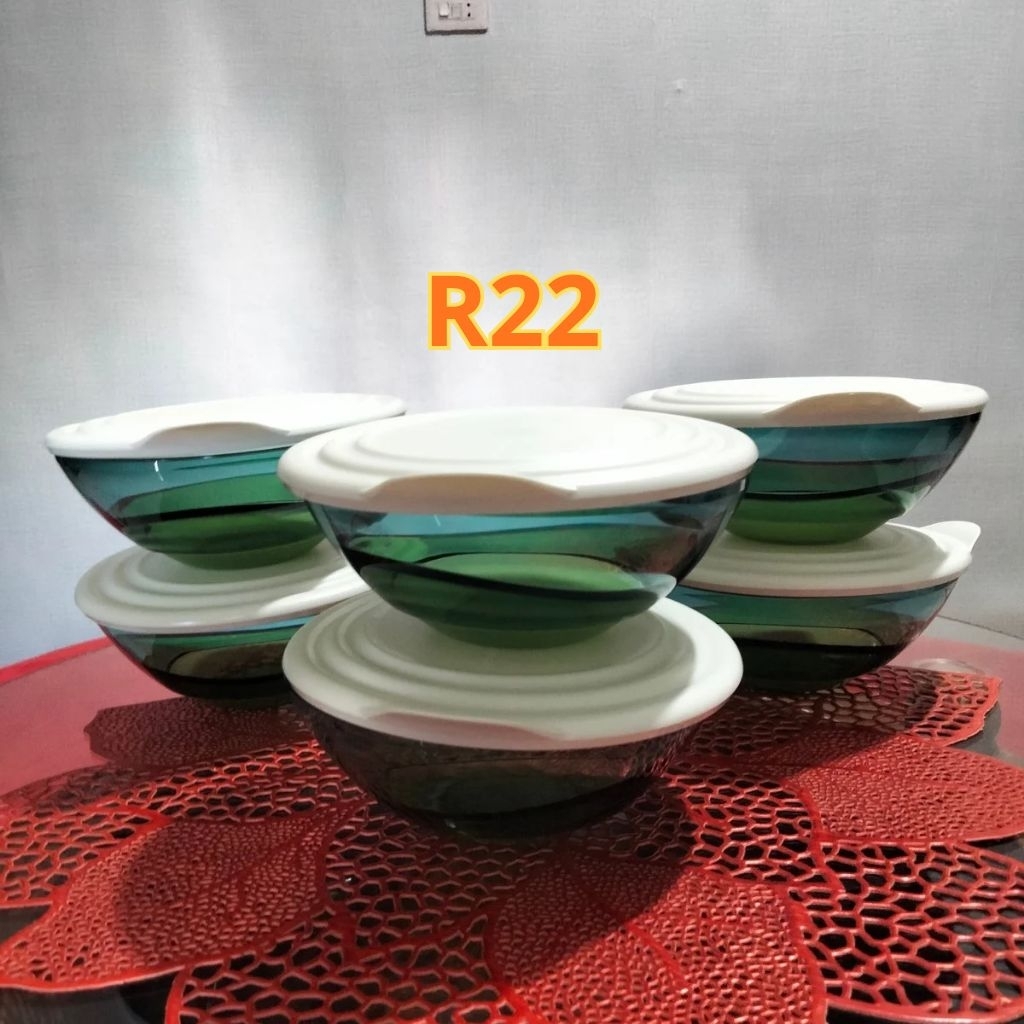 Tupperware Eleganzia Bowl Crystal Kode R22