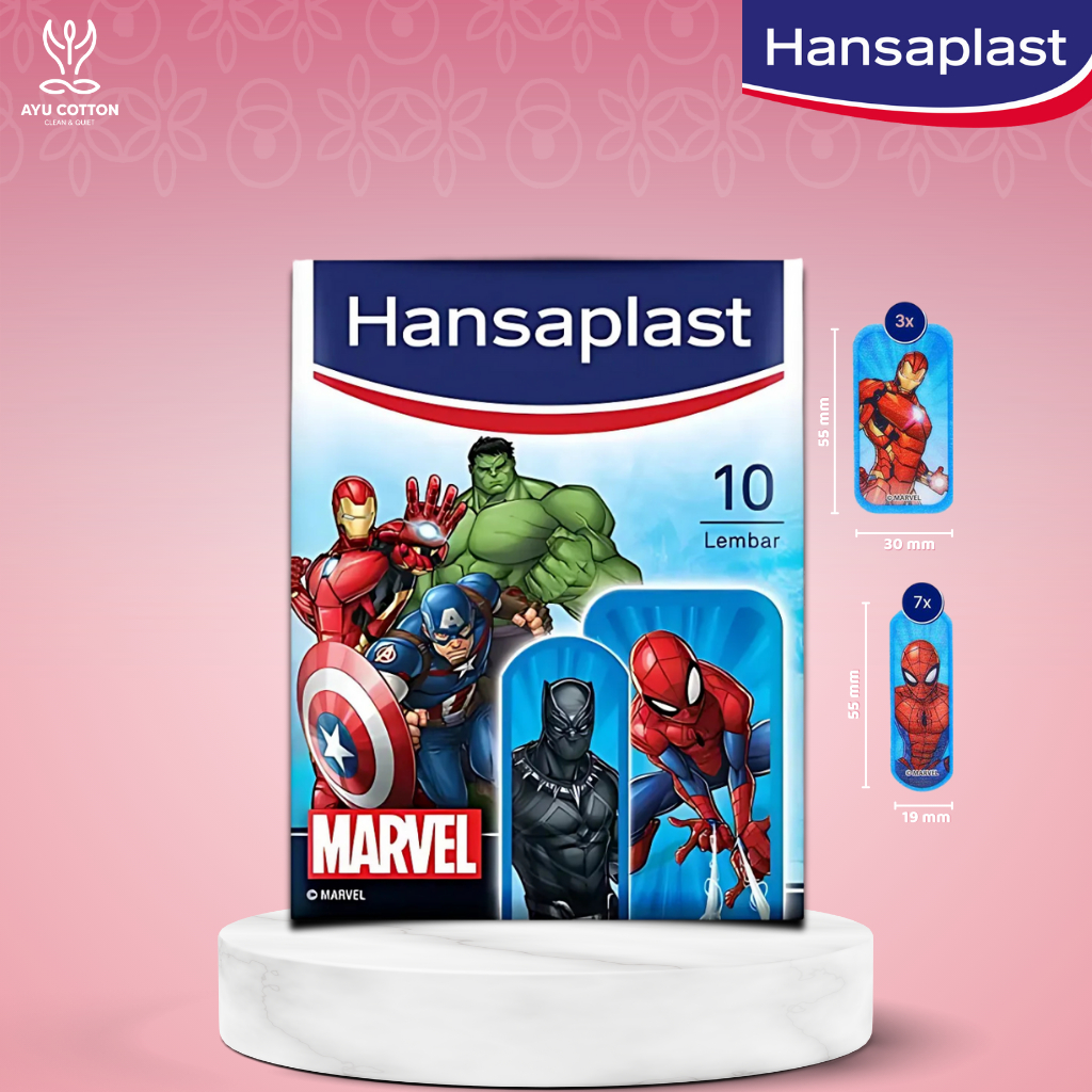 Hansaplast Plester Kids Karakter Marvel 10s / Hansaplast Karakter