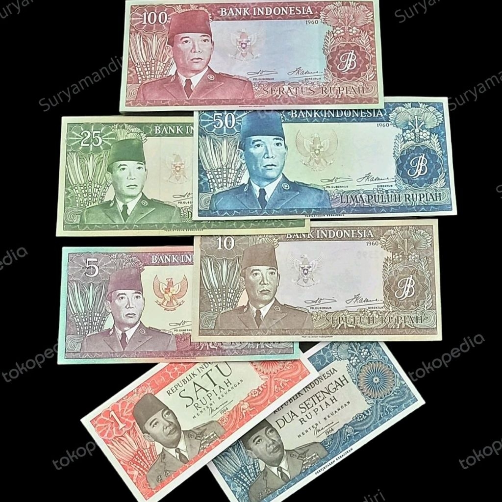 Souvenir Rupiah Soekarno (1960) Seri Penari Replik4
