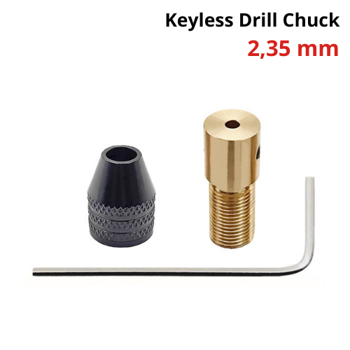 Keyless Chuck Adaptor Mata Bor Mini Chuck Drill 2,35mm
