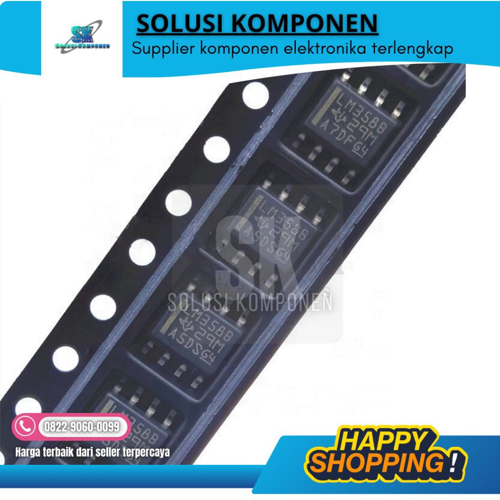 IC LM358 LM358B LM358DR LM358DT SOIC-8 Original - sparepart komponen elektronik