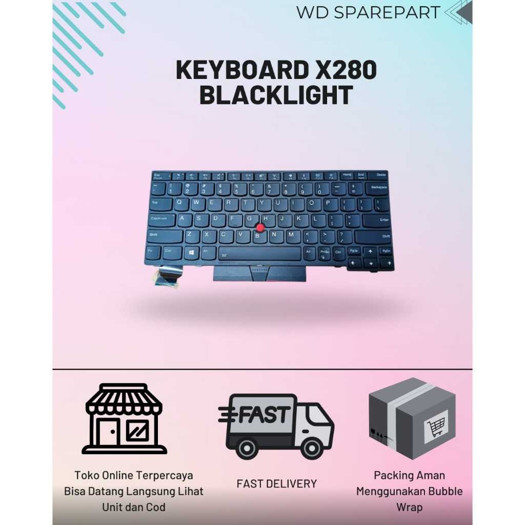 READY STOK | Keyboard LENOVO X280 (BLACKLIGHT)