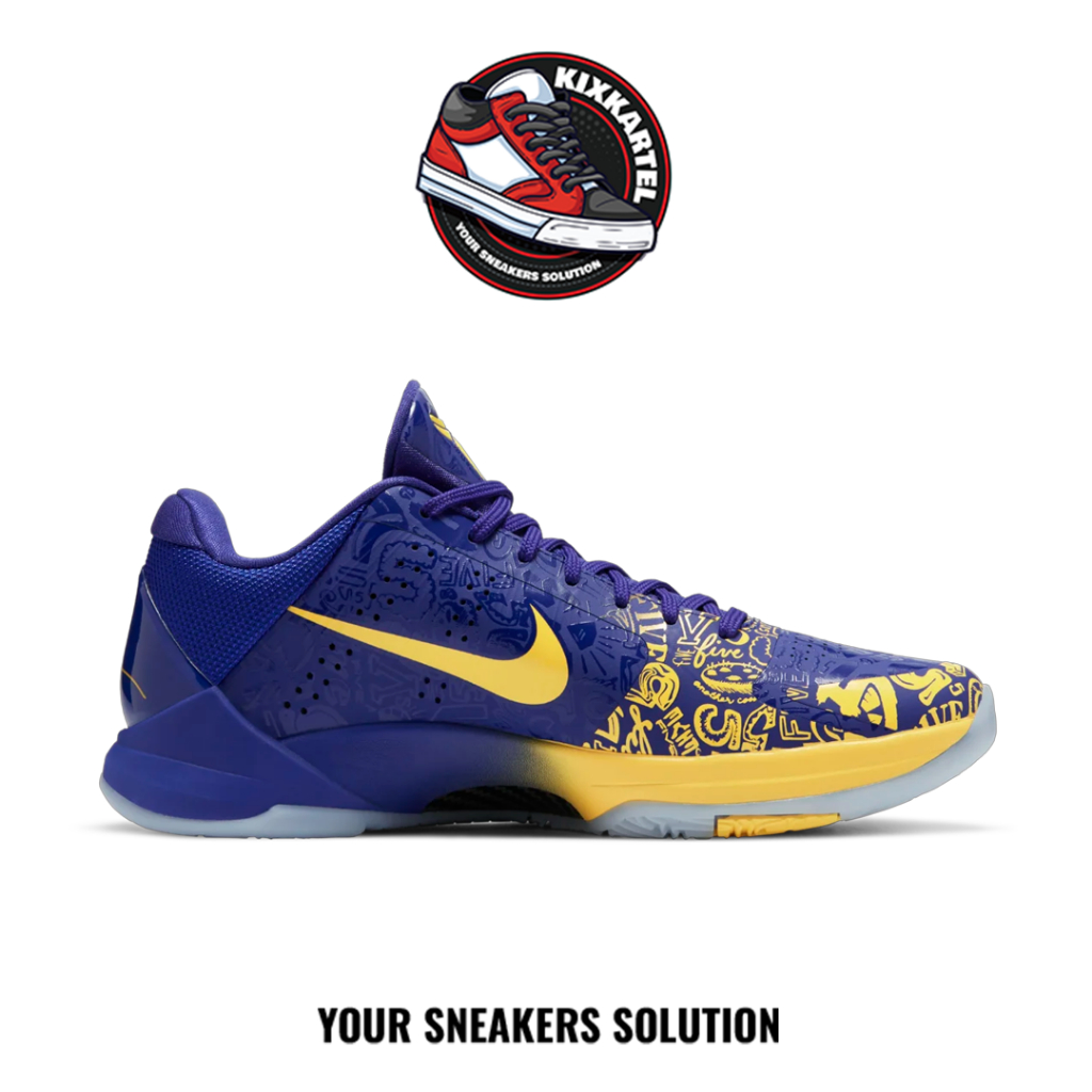 Nike Zoom Kobe 5 Protro 5 Rings Concord Midwest Gold Authentic