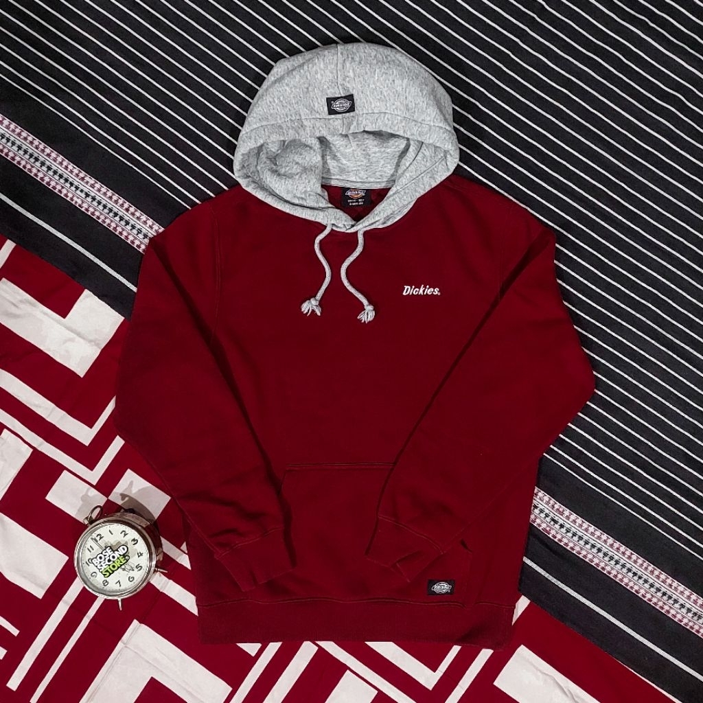 HOODIE DICKIES MAROON SECOND