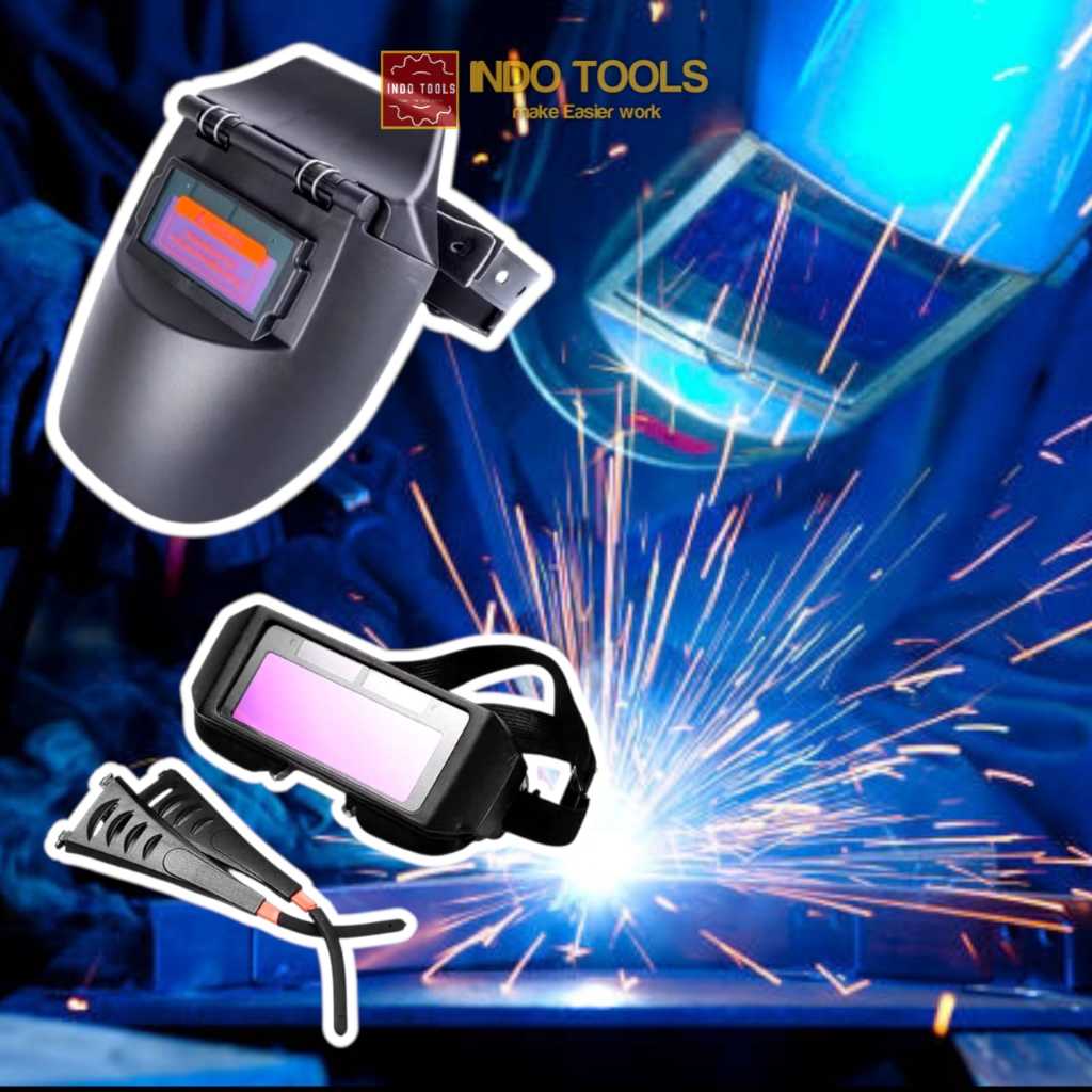 KACAMATA LAS OTOMATIS/ TOPENG LAS OTOMATIS PENGAMAN KACAMATA SAVETY LAS AUTOMATIC KDK