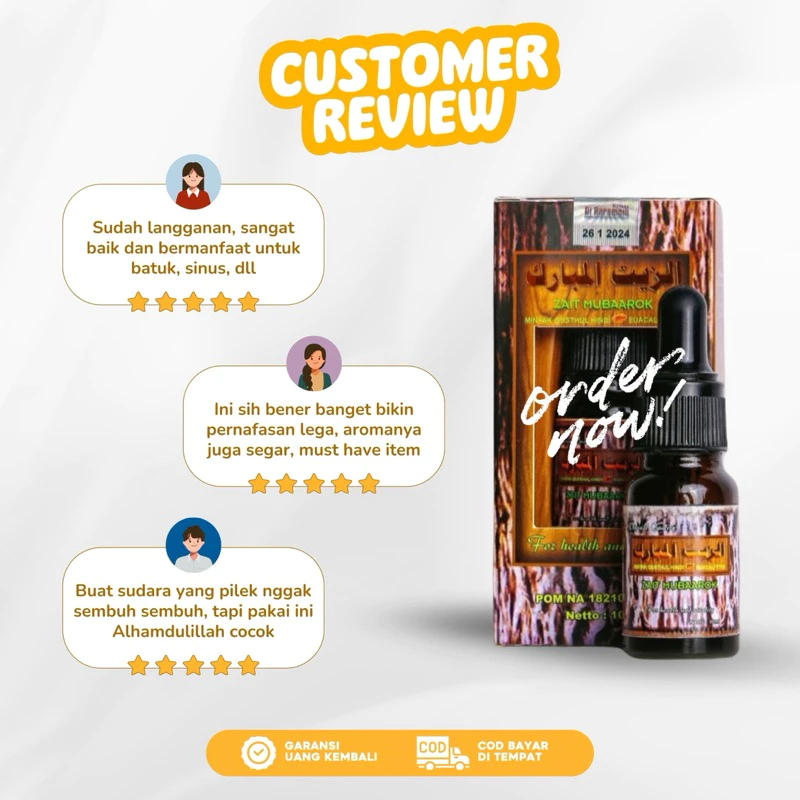 Qusthul Hindi Minyak Herbal Zait Mubarok Original