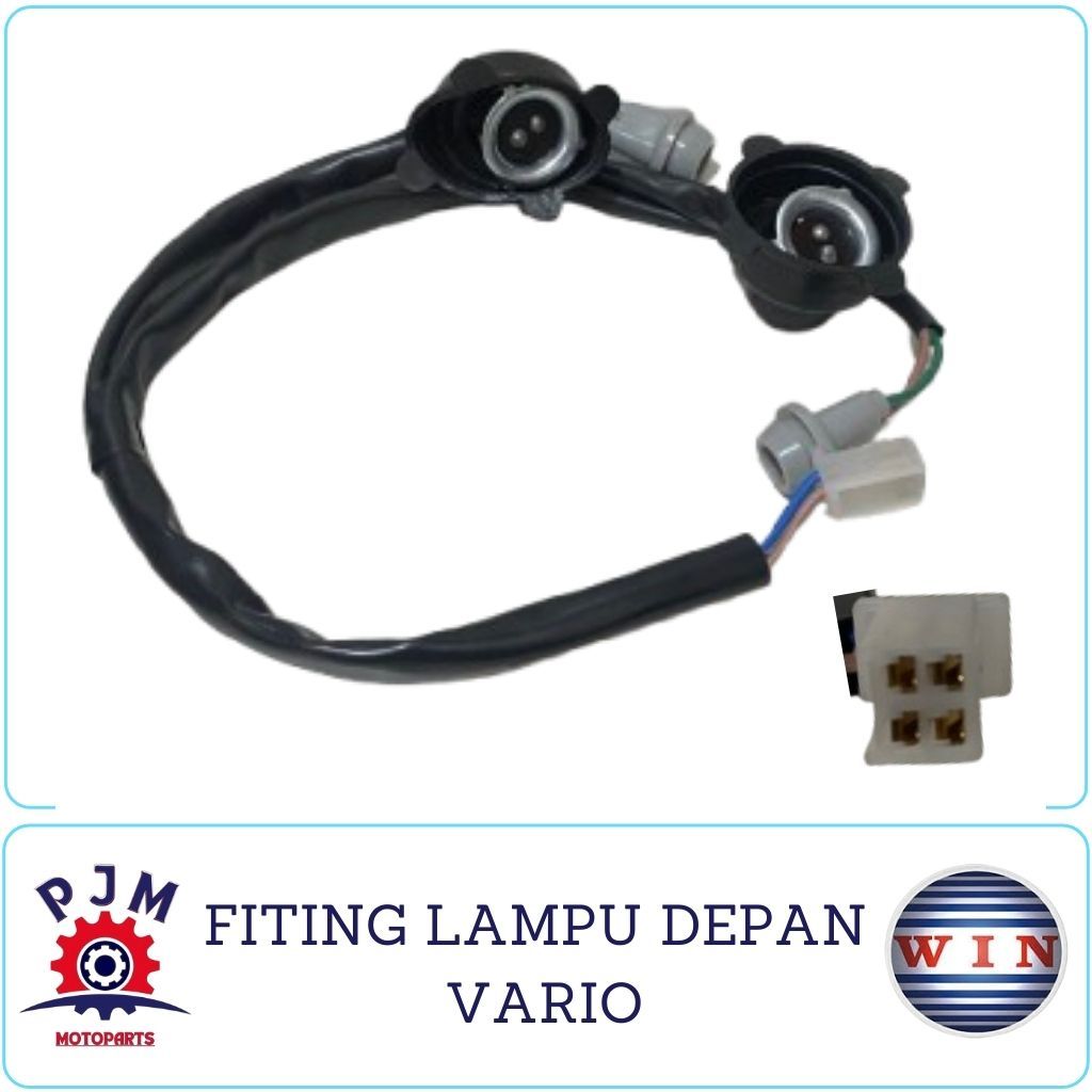 WIN- SOKET/FITING LAMPU DEPAN VARIO KARBU,VARIO LAMA,VARIO 110