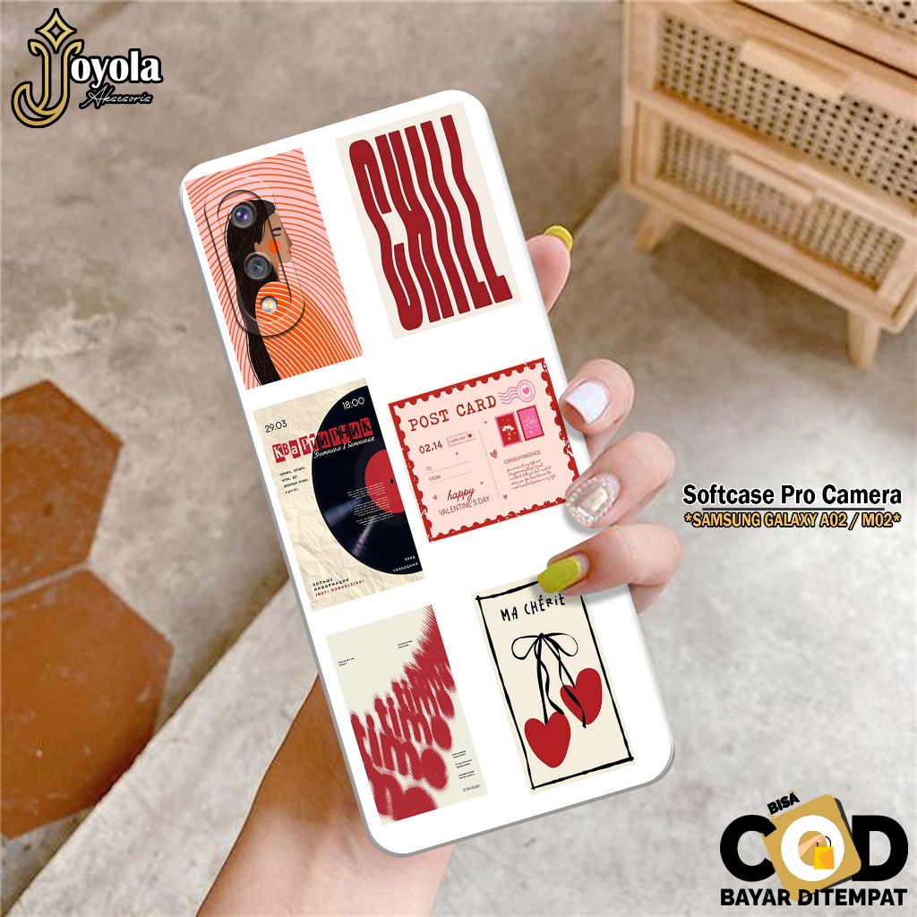 Softcase Samsung Galaxy A02/M02 Terbaru Silikon Pro Camera Fashion Case Aesthetic Kesing Samsung Gal